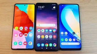 БОЛЬШАЯ БИТВА! SAMSUNG GALAXY A51 VS POCO X3 NFC VS REALME 7 PRO - ВЫБИРАЕМ ЛУЧШИЙ СМАРТФОН!