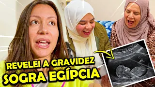 CONTEI DA GRAVIDEZ pra SOGRA EGÍPCIA + REAÇÃO DA FAMÍLIA | Brasileira no Egito