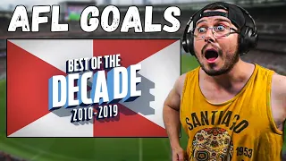 Italian Reacts to AFL Best Goals of the Decade (2010-2019)