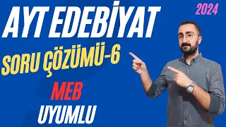 2024 AYT EDEBİYAT Soru Çözümü-6 / Divan Şiiri / MEB UYUMLU Sorular #aytedebiyat #soruçözümü