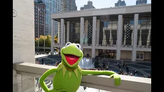 Kermit the Frog sings "Rainbow Connection" at Lincoln Center