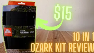 $15 Ozark Trail: 10 In 1 Survival Kit
