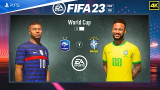 FIFA 23 - Brazil Vs France | World Cup 2022 | PS5™ [4K ] Next Gen