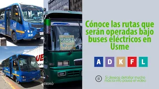 Conoce las rutas del nuevo operador de Usme