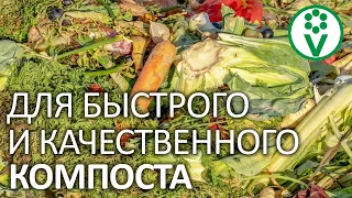 ДОБАВЬТЕ В КОМПОСТ ЭТО УДОБРЕНИЕ! Быстрый компост высокого качества без болезней и вредителей!