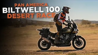 First-time Off-road racing on Harley-Davidson's adventure bike at the Biltwell 100