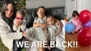 WE ARE BACK| LIFE UPDATE| WHAT WE’VE BEEN UP TO| LIFE WITH 2 UNDER 2| LUNAS 2nd BIRTHDAY VLOG