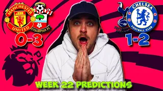 PREMIER LEAGUE 2020/21 WEEK 22 PREDICTIONS!