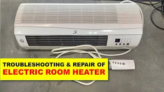 [410] How To Repair Electric Room Heater / When No Hot Air / Electric Room Heater Blowing Cold Air