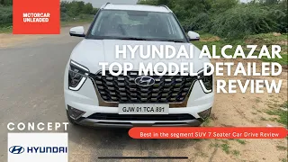 Hyundai Alcazar Signature Model Petrol Engine 2.0L Detailed Review - Best in the segment