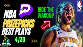 NBA PrizePicks Today | Best 5 Plays | Tuesday 4/30/2024 | Best Bets + Props for betting