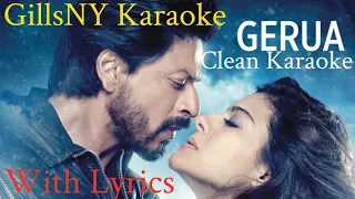 GERUA CLEAN ORIGINAL KARAOKE | DILWALE |