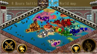 【Rise of Nations】8 hours battle in world map time lapse