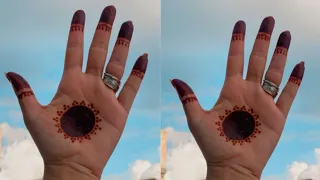 Easy simple tikki mehndi design||tikki mehndi design||beautiful tikki mehndi design