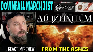 AD INFINITUM - From The Ashes (Official Video) | OLDSKULENERD REACTION