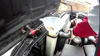 How to flush a cooling system for an E30/E34 M40B18