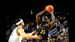 Aboubacar Traore All-Around Show at Michigan: 15pts, 4rbs, 4blk, 4stl & 1ast