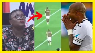 Dede Ayew likes using juju - Nana Yaa Brefo reacts to video of Dede Ayew sprinkling juju on park