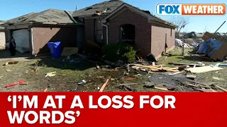 'I'm At A Loss For Words': Norman, Oklahoma Resident Trying To Salvage Home Following Tornado