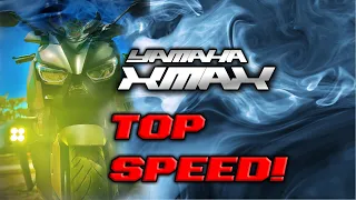 TOP SPEED YAMAHA XMAX|PURE STOCK