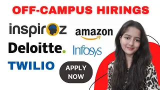 OFF-CAMPUS HIRING ||  Batch - 2019/2020/2021/2022 || Apply Now  || MUST WATCH