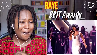 RAYE - BRIT Awards 2024 Medley ('Ice Cream Man', 'Prada' & 'Escapism') | FIRST TIME REACTION