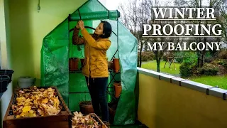 7 Winter Tasks for a Productive Balcony Vegetable Garden : Preparing Balcony for Winter