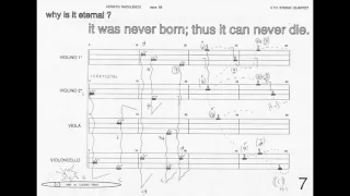 Horatiu Radulescu -  Before The Universe Was Born (w/ score) (for string quartet) (1993)