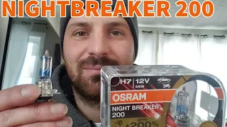 OSRAM NIGHT BREAKER 200 REVIEW + LUX TEST