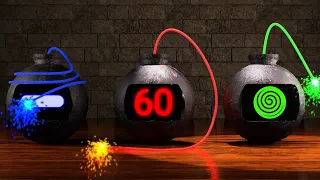 1 Minute Timer Bomb [3D TIMER - 3X] 💣