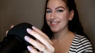 ASMR Brain Massage | Mic Brushing, Whispering