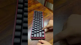 Redragon K617 Fizz - Mechanical Keyboard - Key stroke test - Amazing!!!!