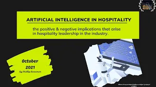 Artificial Intelligence In Hospitality