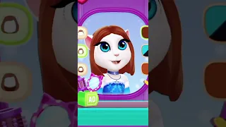 Cinderella make over# my talking Angela 2 😎# editing by #Angela 298#shorts #Angela