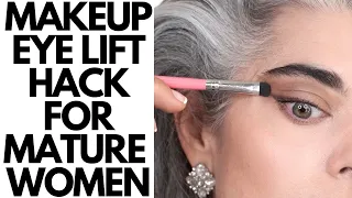 MAKEUP EYE LIFT HACK | MATURE WOMEN | Nikol Johnson