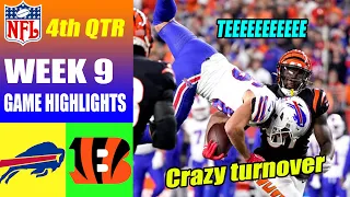 Cincinnati Bengals vs Buffalo Bills [Week 9] FULL 4th QTR (11/05/23) | NFL Highlights 2023