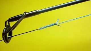 The best knot that every angler should know about. How to connect line and cord