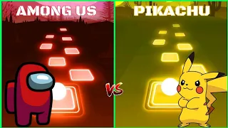 Pikachu vs Among Us   - Tiles Hop EDM Rush