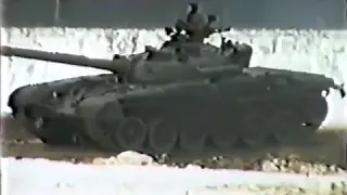 Обстрел Т-72Б