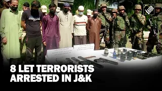 J-K: Terror module busted in Baramulla, 8 LeT terrorists arrested