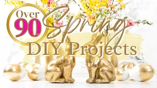BEST SPRING DECOR: OVER 90 Stunning DIY Projects Using Thrift & Dollar Store Finds!