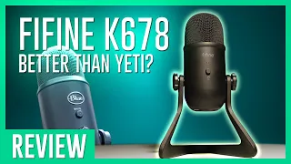 Fifine K678 USB Mic Review and Comparison (Blue Yeti, Rode PodMic, EV RE 320)