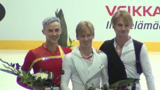 Finlandia Trophy 2015 Men's medal ceremony #FinTrophy15