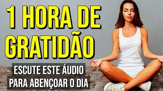 1 HORA DE GRATIDÃO PARA ABENÇOAR O DIA | Áudio com Afirmações Positivas da Lei da Atração