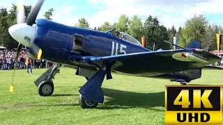 Hawker Sea Fury - Awesome Footage of the fastest piston fighter ever