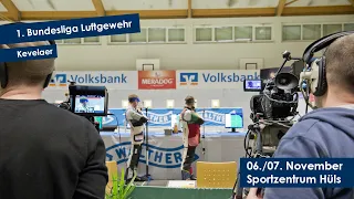 1. Bundesliga Luftgewehr live aus der Zweifachturnhalle in Kevelaer - Samstag