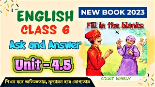 Class 6 English 4.5 || English Class 6 Unit 4 Lesson 4.5 Page 36 || English Class six  2023