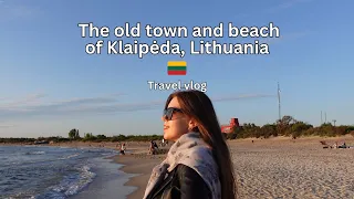 Walk through the old town and beach sunset in Klaipėda, Lithuania // travel vlog | Margarita Mundina