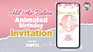 HOT AIR BALLOON Birthday party 🌷 First Birthday