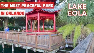 Lake Eola Park Walk Tour in Orlando | Lots of Free things to do for Adults and Kids